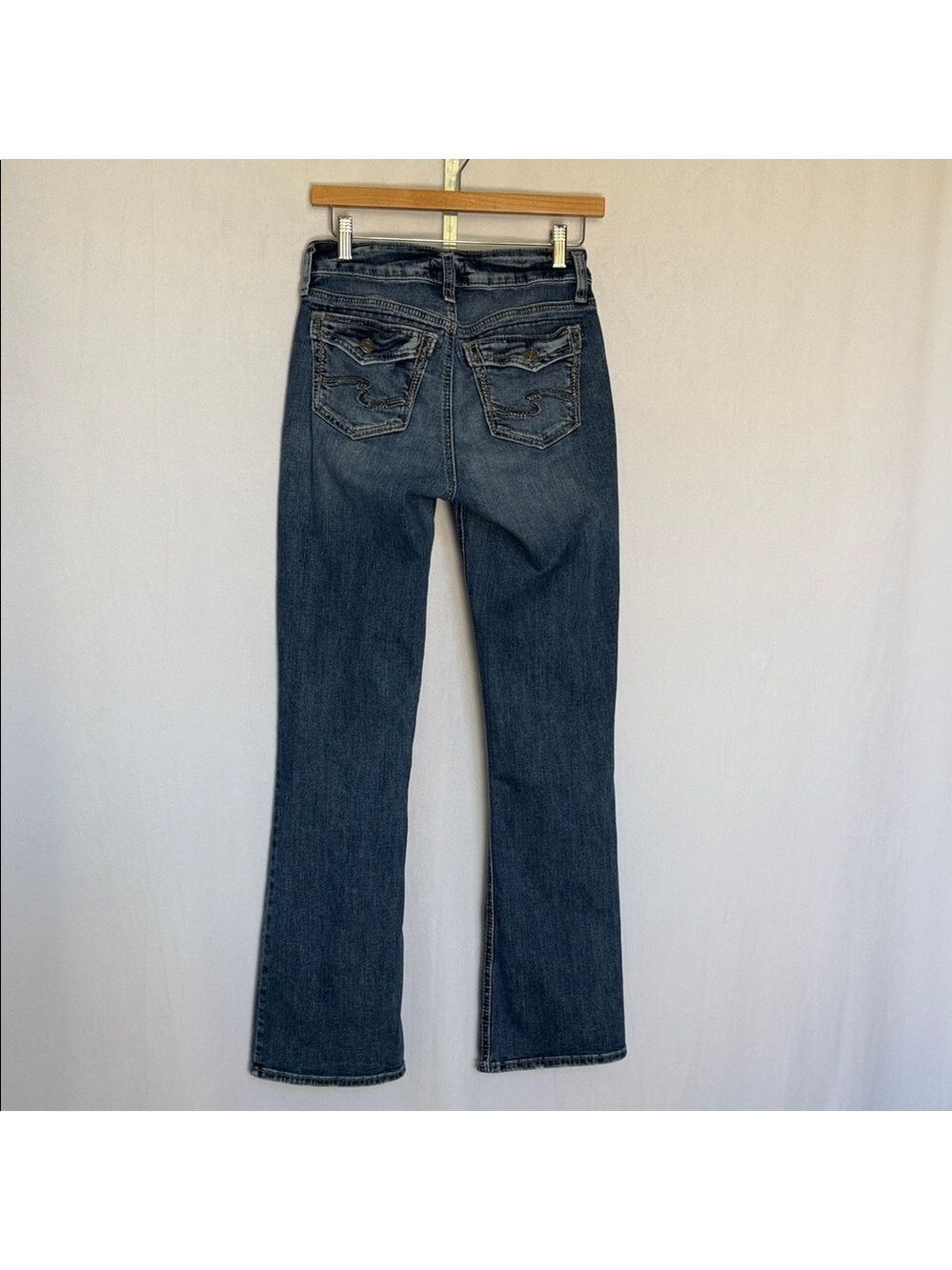 Silver Jeans Co Women's Suki Bootcut Jeans Size 28 X 33 Stretch Western Med Wash
